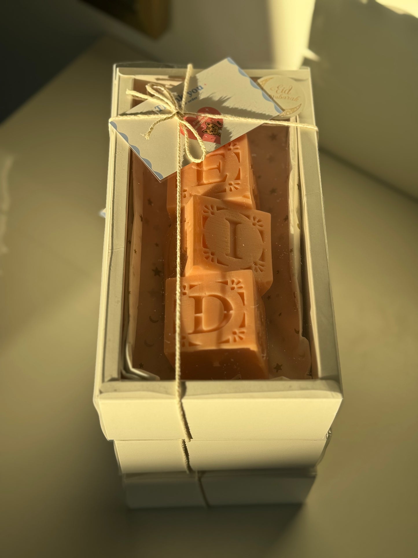 Gift box Eid Mubarak Kaars