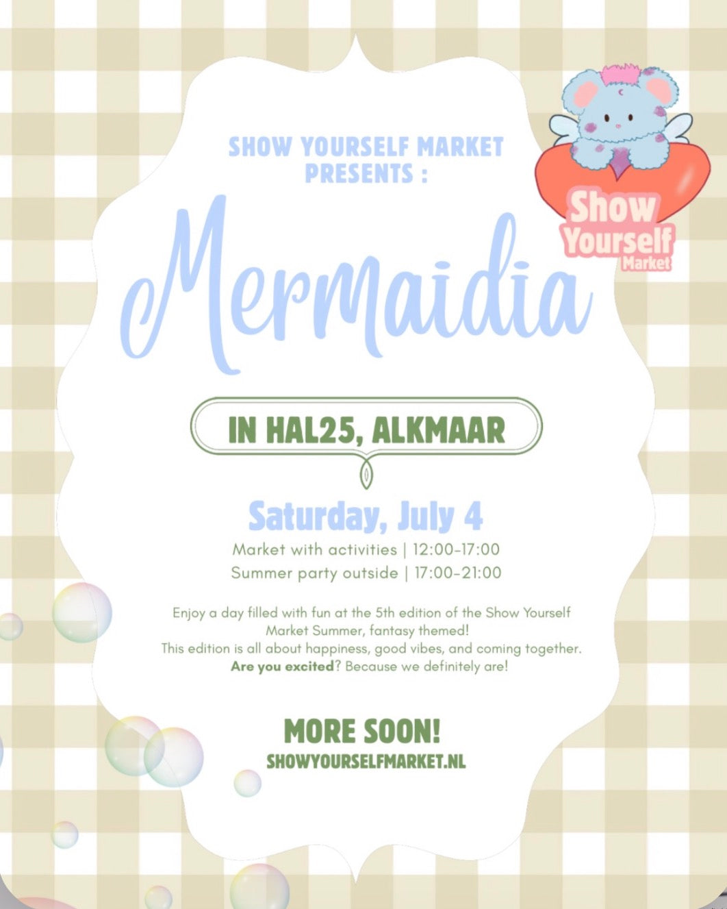 Cake candle workshop at the Show yourself market 🧜🏽♀️✨