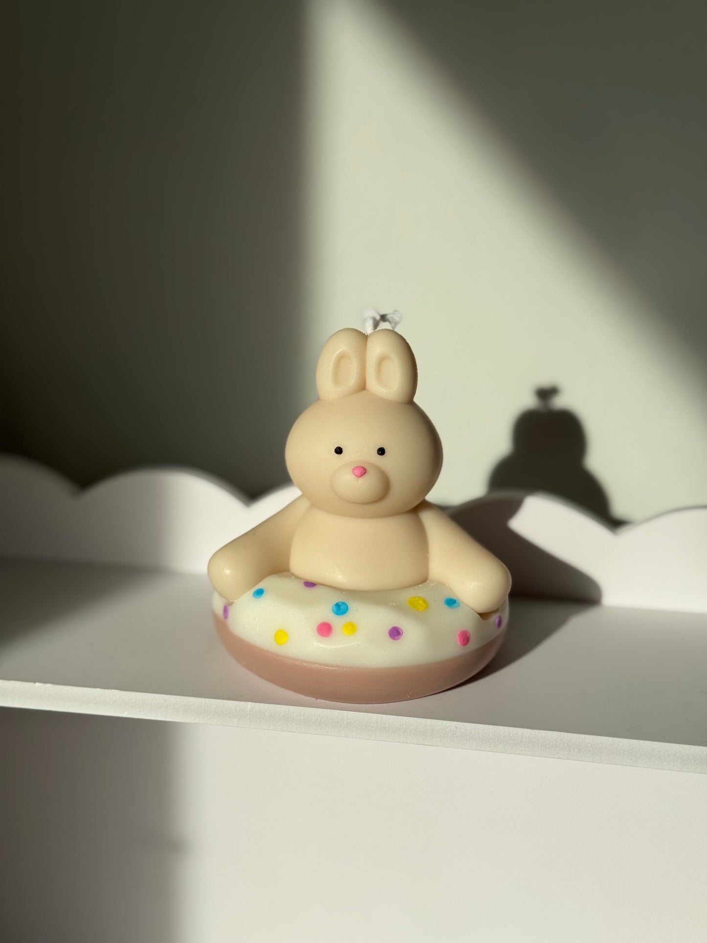 Donut Bunny Candle