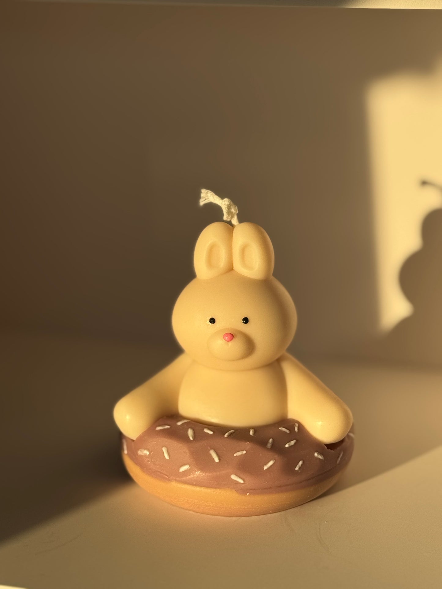 Donut Bunny Candle