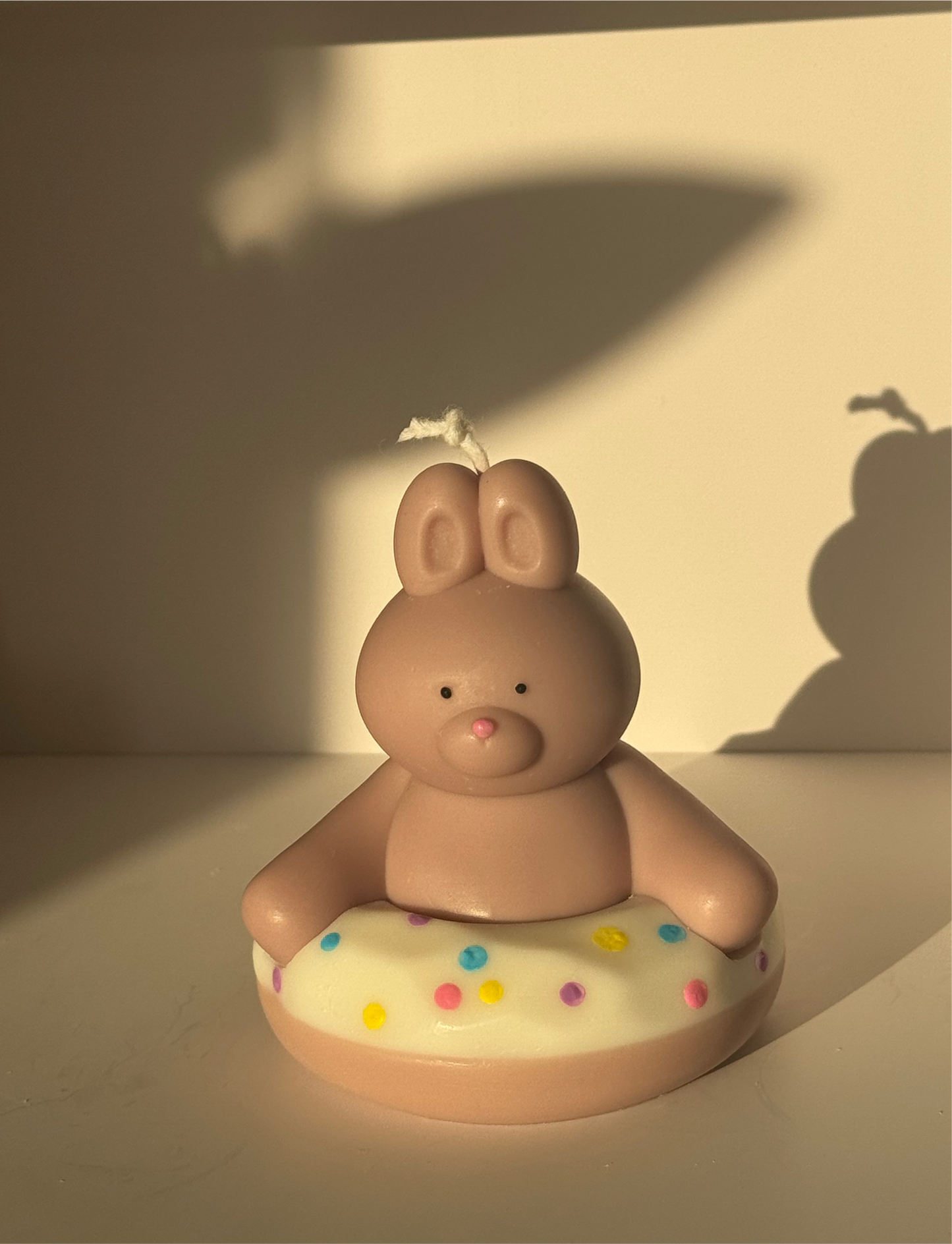 Donut Bunny Candle