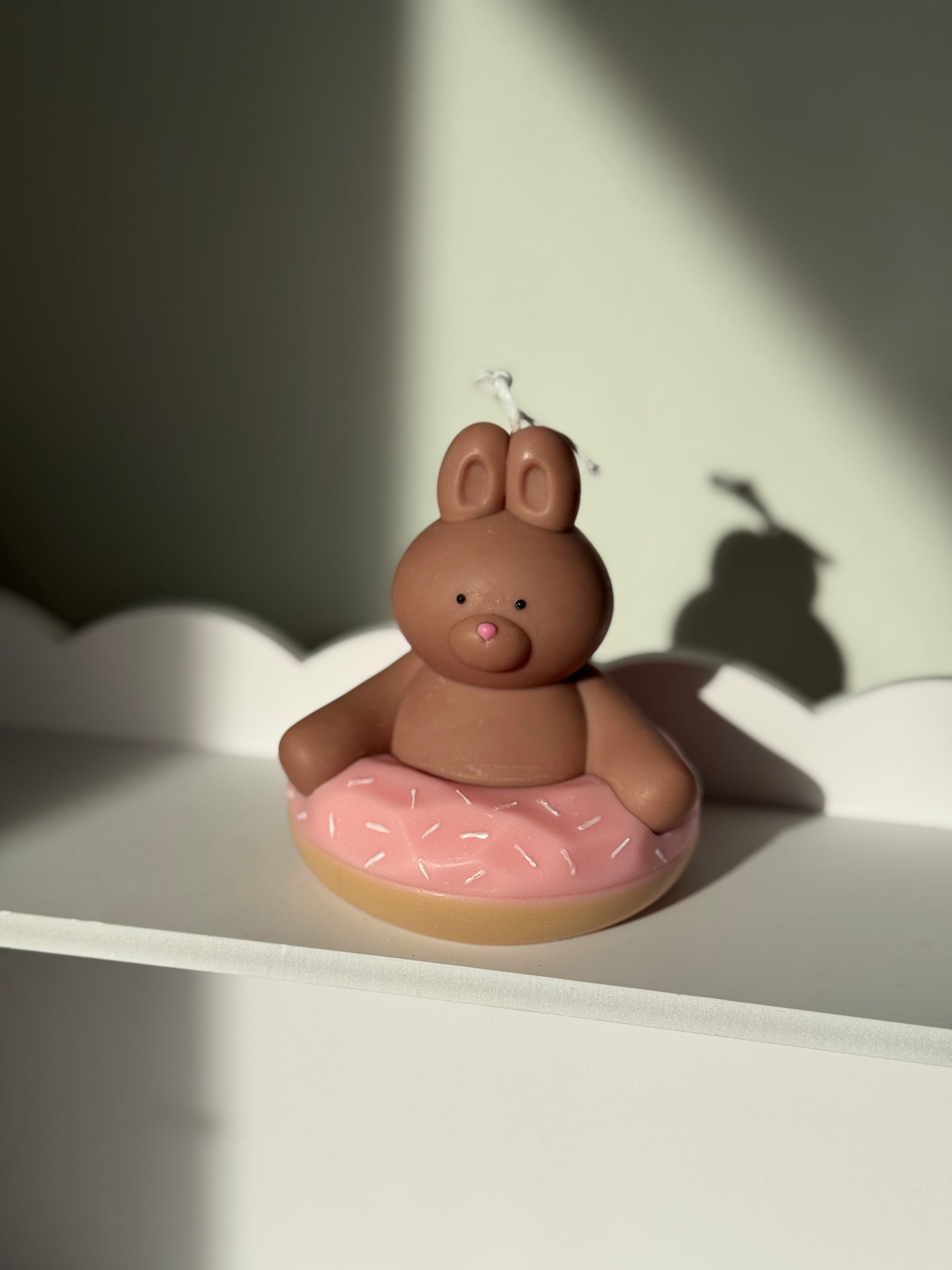 Donut Bunny Candle