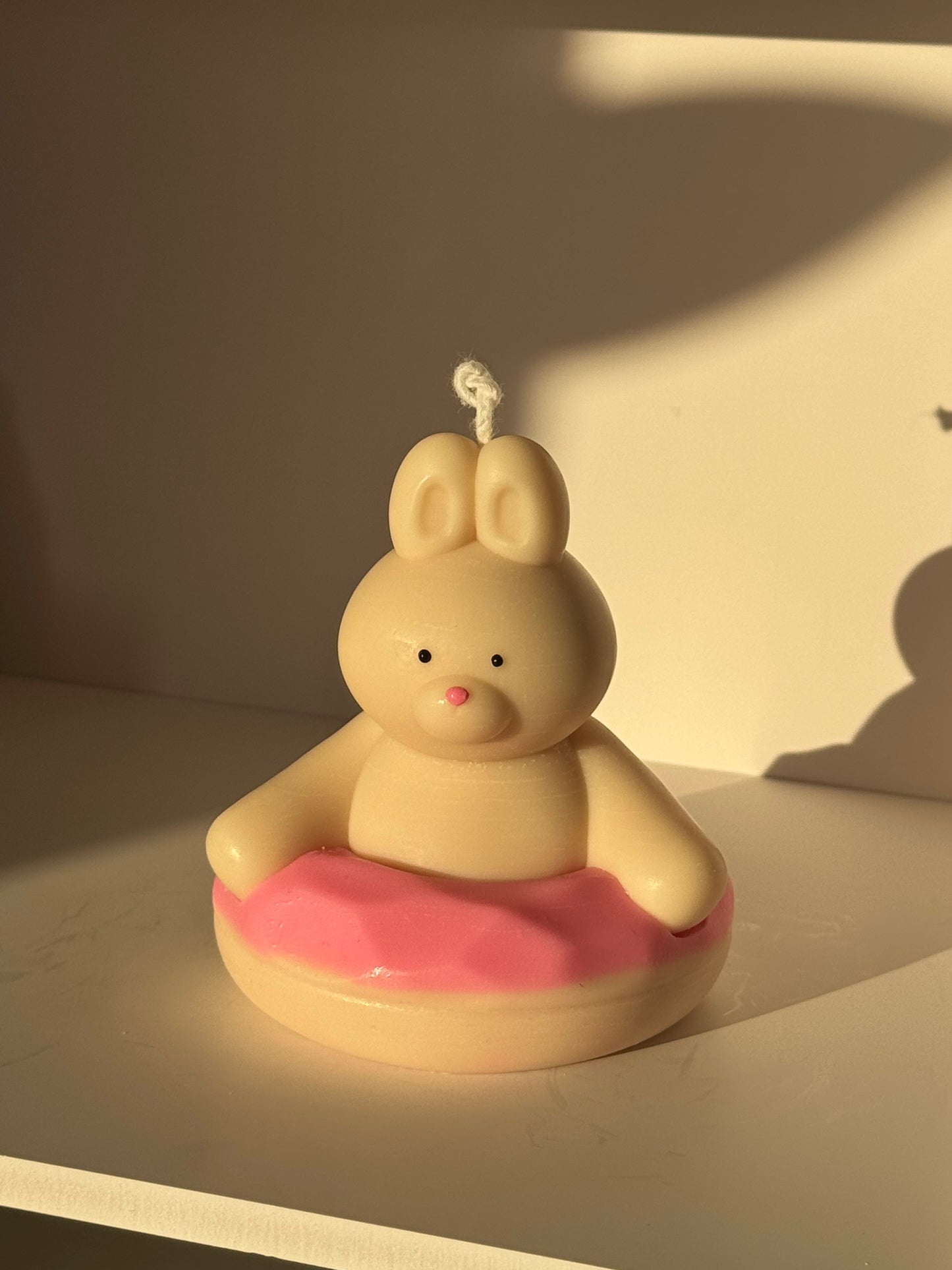 Donut Bunny Candle